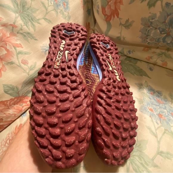 Nike Zoom Superfly 9 Mercurial KM Academy TF Turf Soccer Shoe Dark Beetroot/Gold - Picture 7 of 12